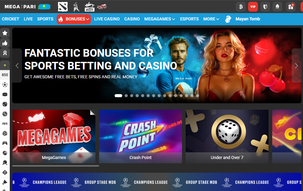 megapari Лучшие онлайн казино в Казахстане