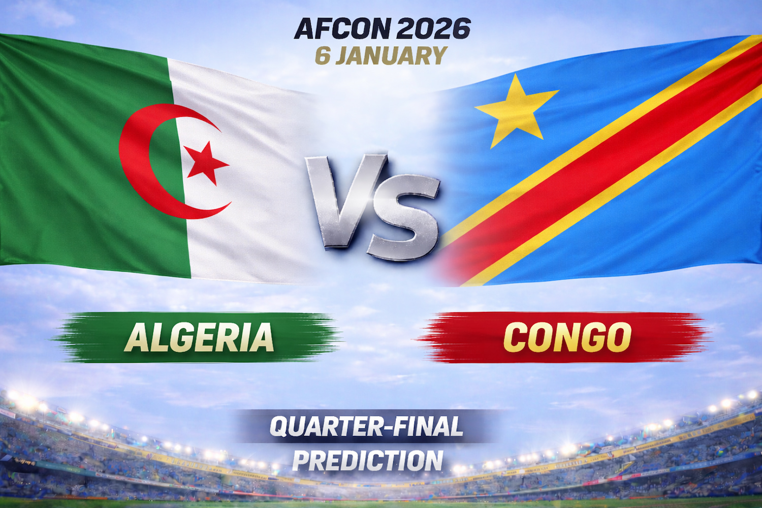Algeria vs DR Congo Prediction: AFCON Quarter-final Match Preview