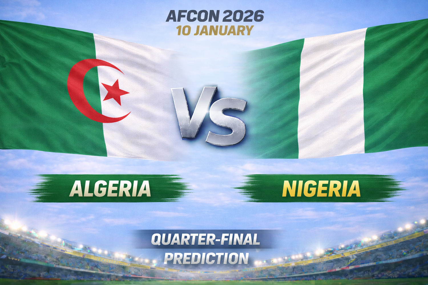 Algeria vs Nigeria Prediction: Two AFCON Heavyweights Face a Knockout Test