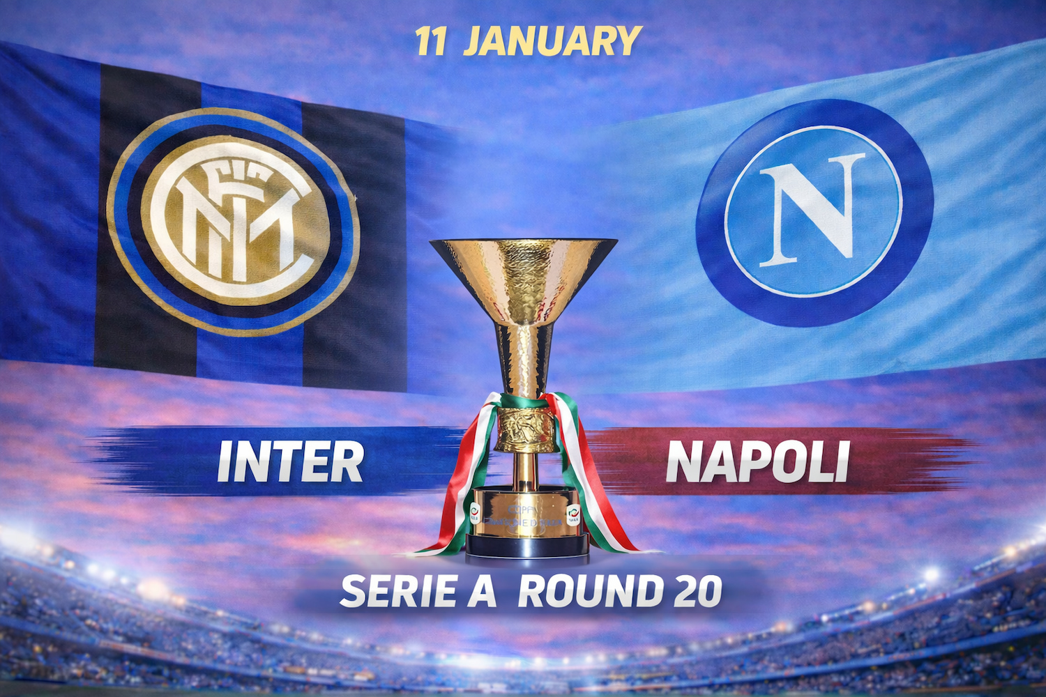 Inter vs Napoli Prediction: Four-Point Lead on the Line in Serie A Round 20