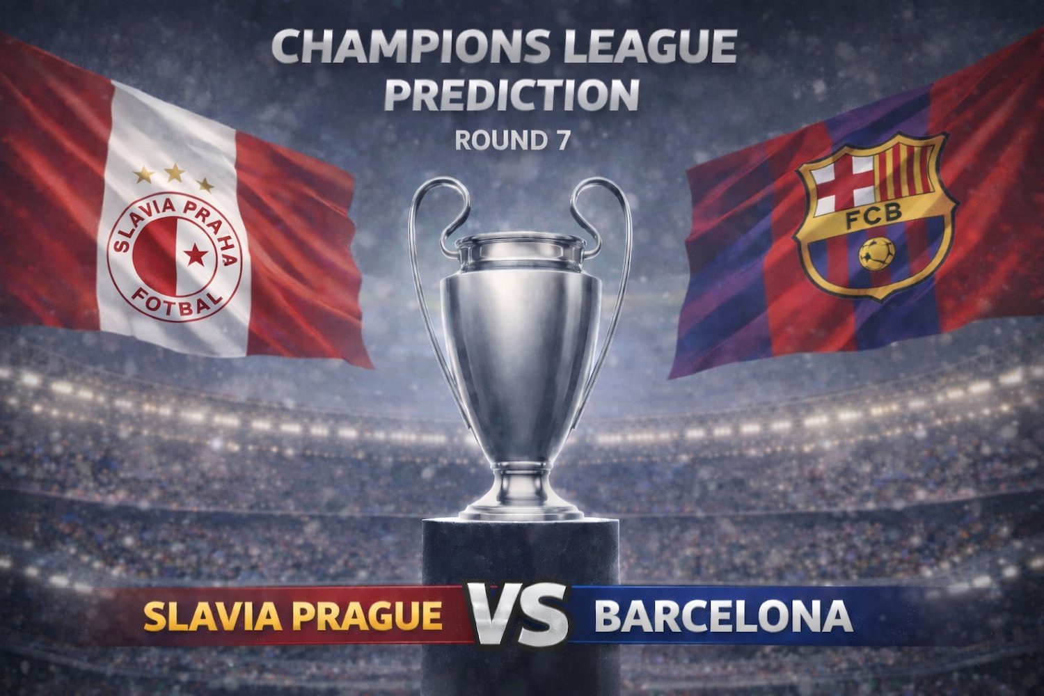 Slavia Prague vs Barcelona Prediction: Must-Win UCL Night in Prague